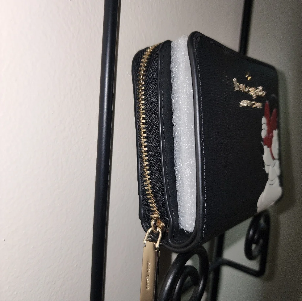 Kate Spade Disney Minnie Mouse Bow Small Wallet NWT - Picture 2 of 5